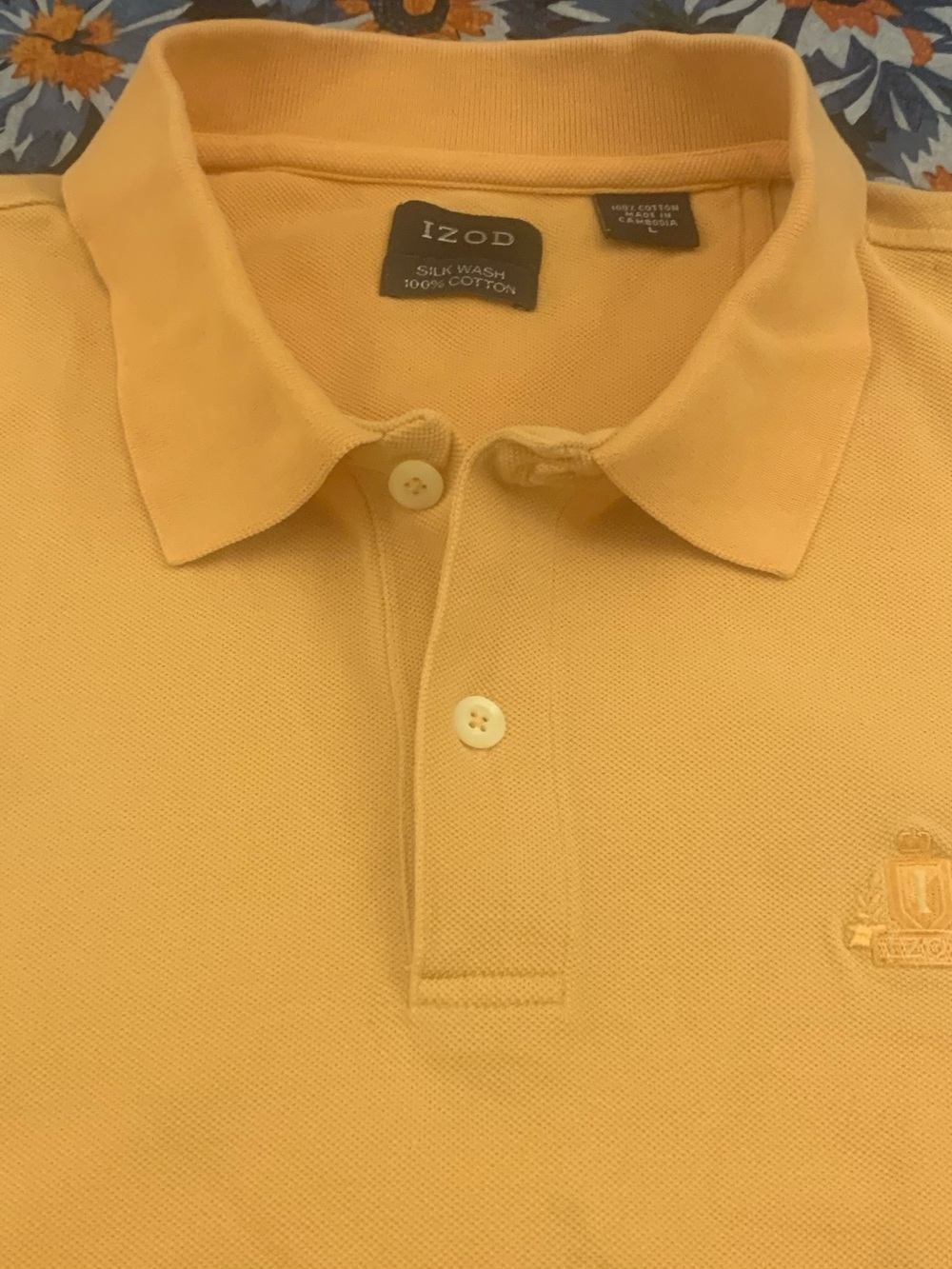 IZOD SS Silk Wash 100% Cotton 2 Button Polo
